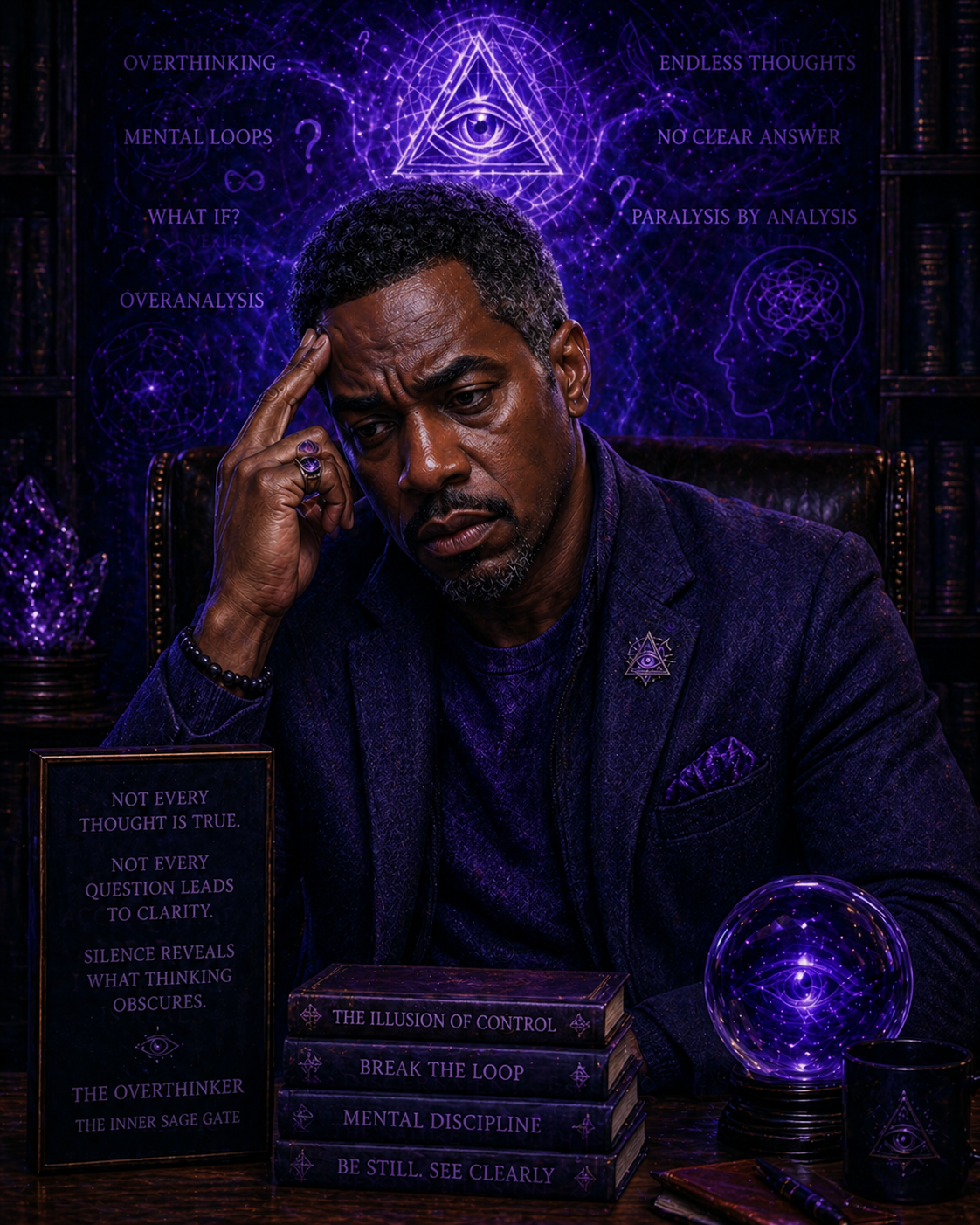 Overthinker, shadow in service, third eye chakra