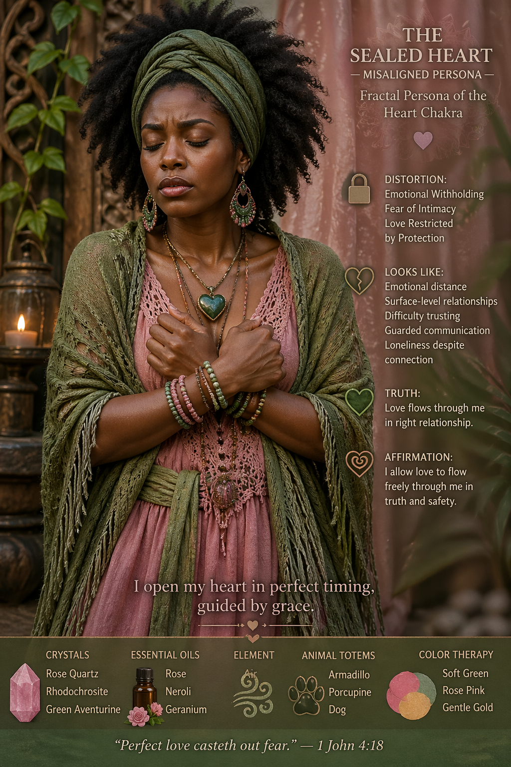 sealed heart misaligned, heart chakra