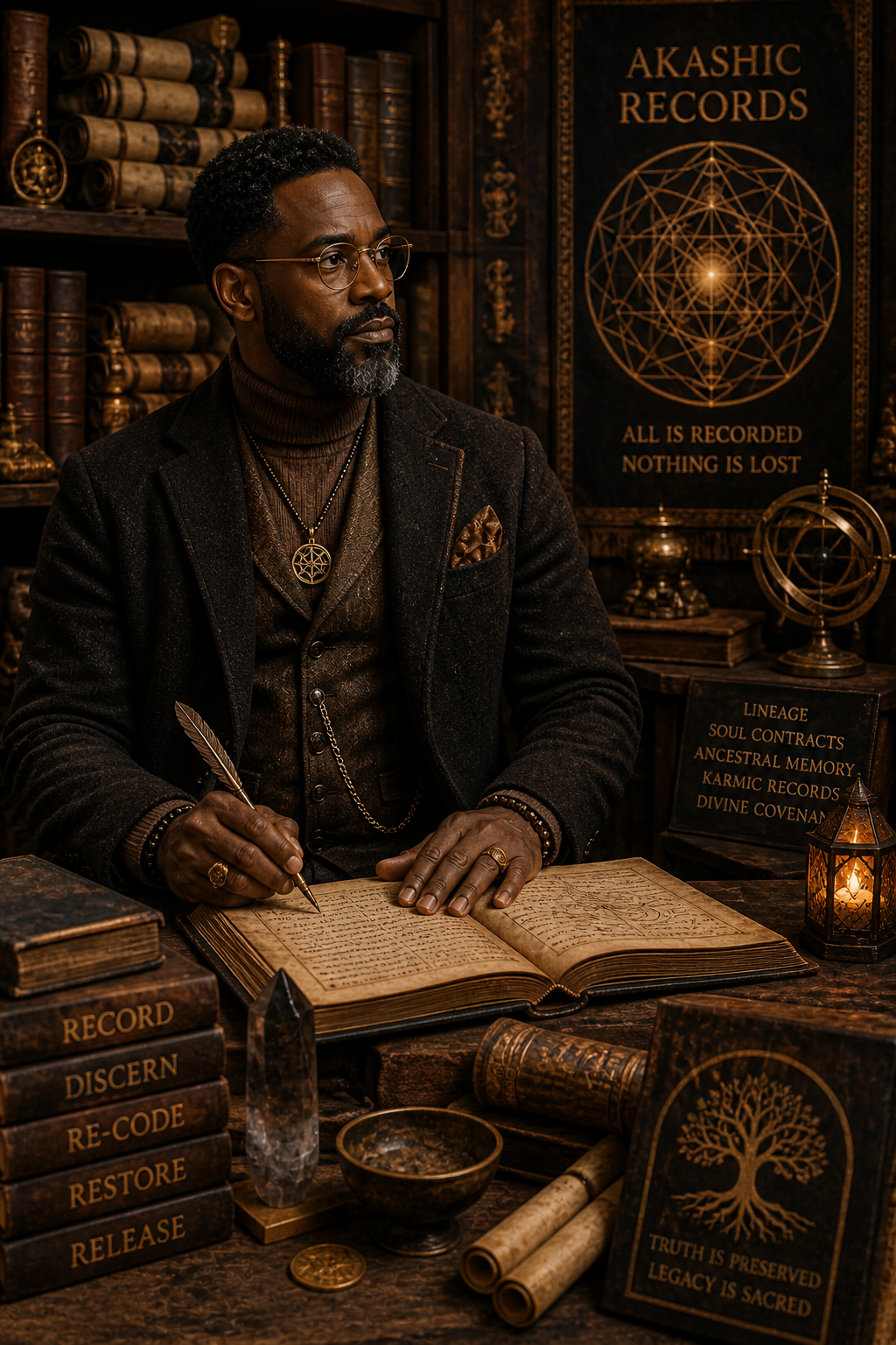 Akashic Archivist aligned, Earth Star Chakra
