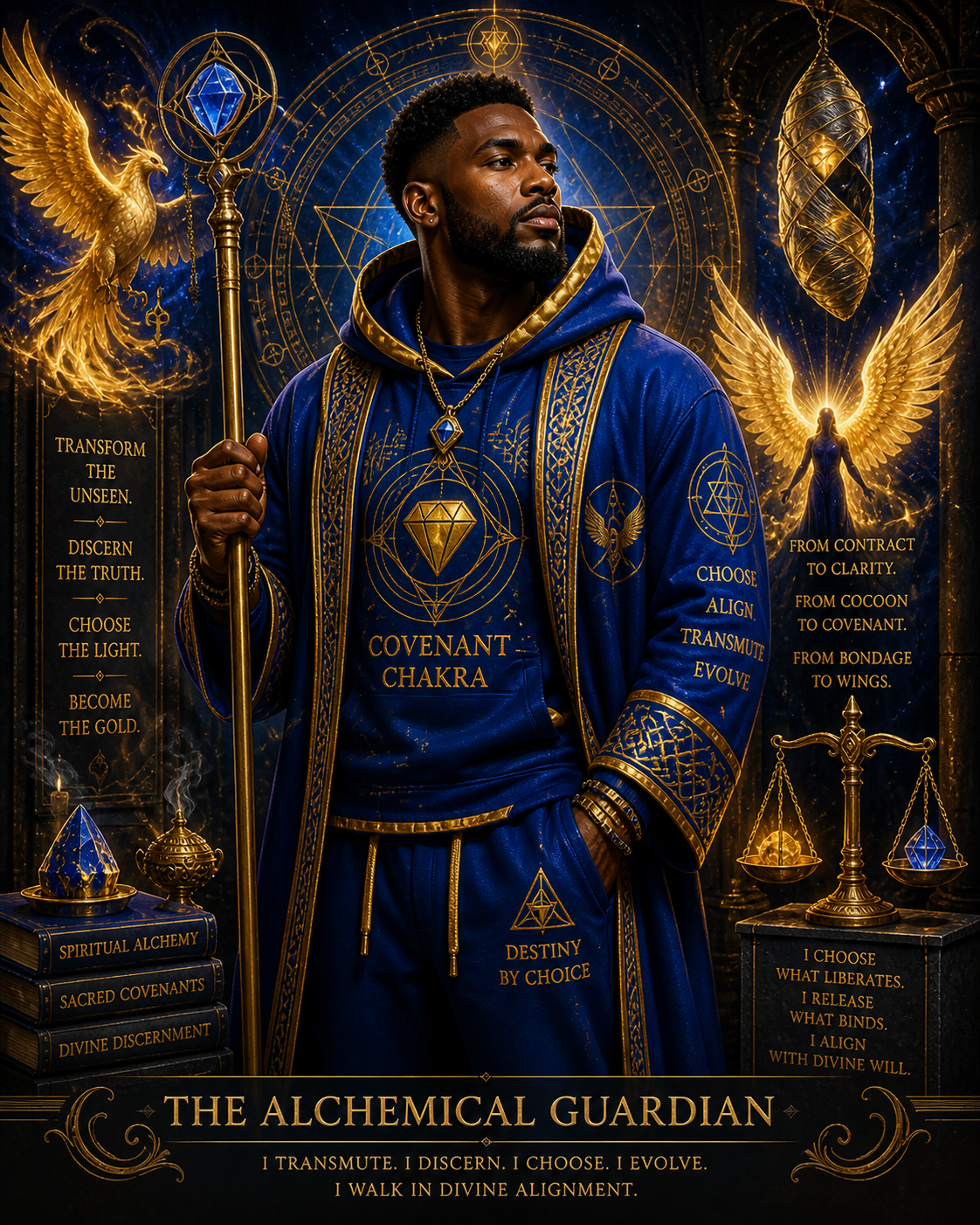 Alchemical Guardian aligned, covenant chakra