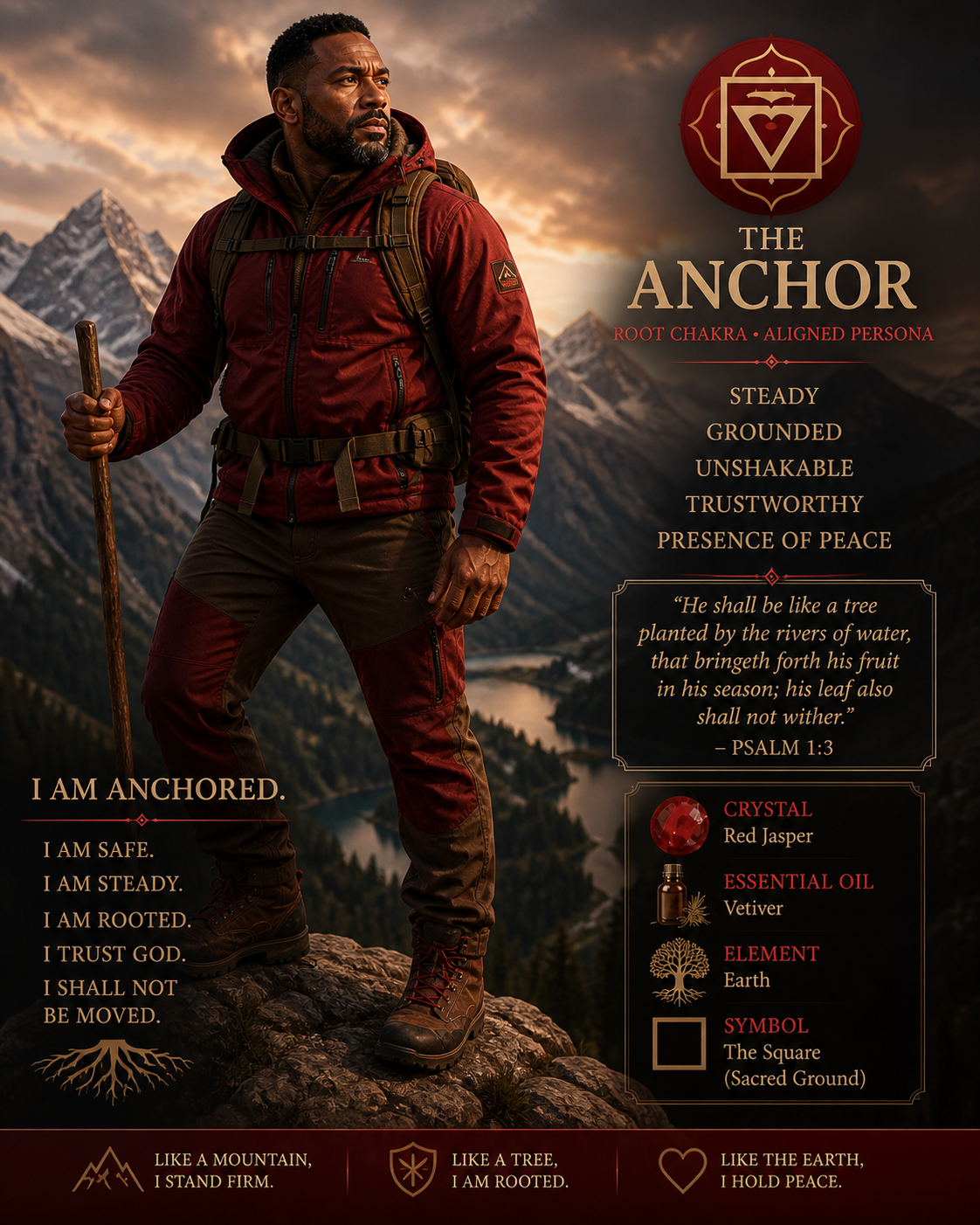 Anchor aligned, Root chakra