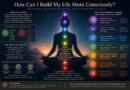 Chakras and conscious living infographic