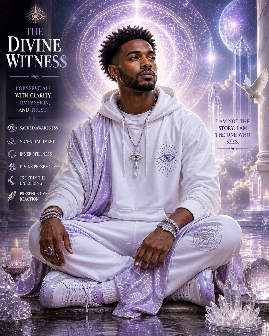 Divine Witness aligned, crown chakra