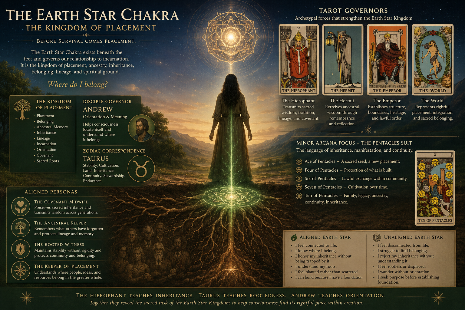 Earth star chakra: rooted in belonging