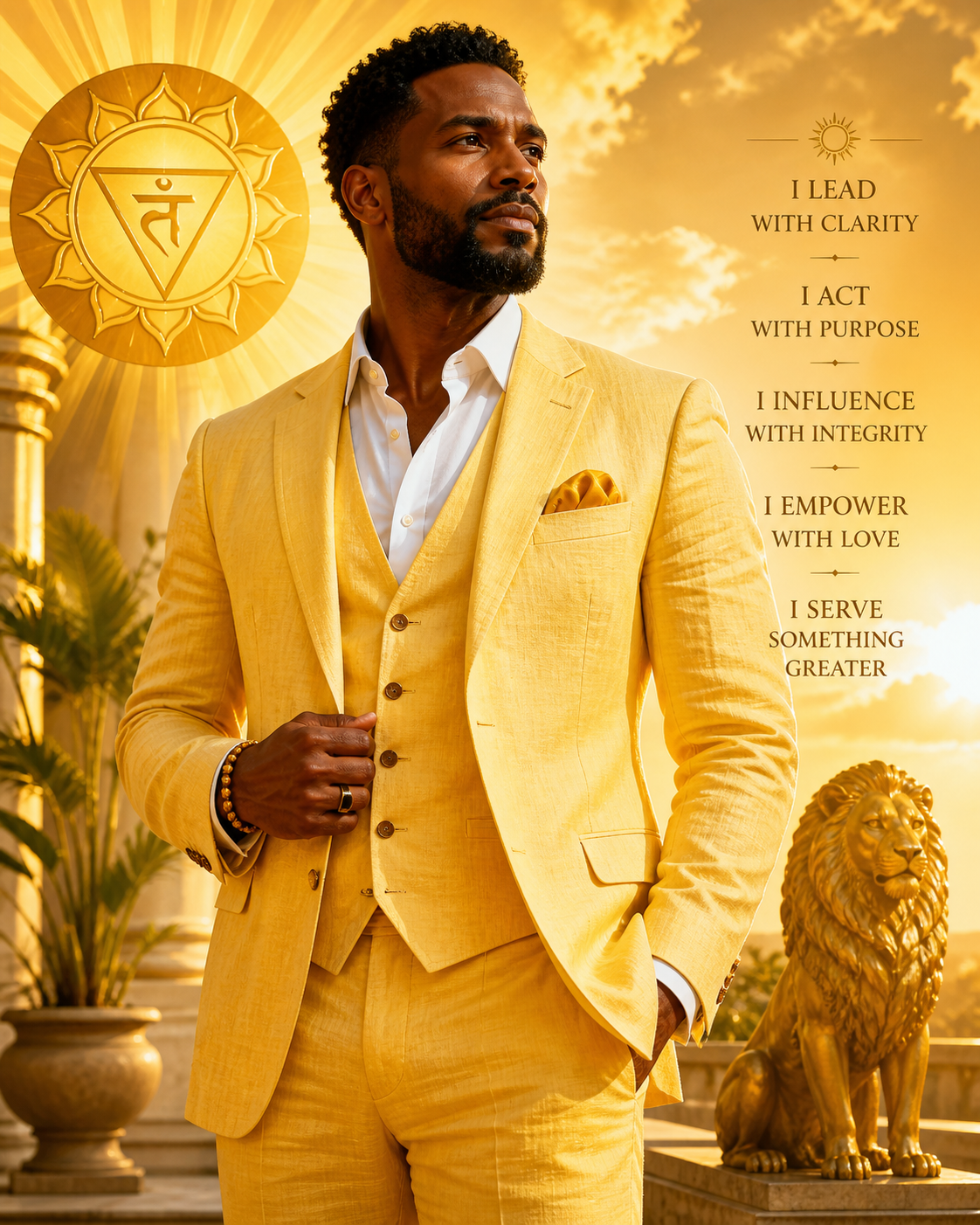 Empowered Leader aligned, solar plexus chakra