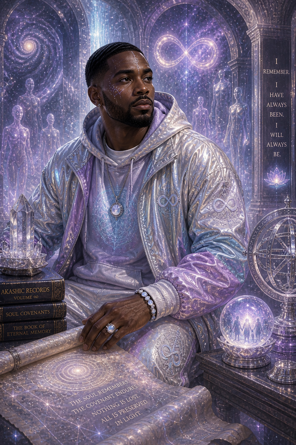 Eternal Memory aligned, stellar gateway chakra