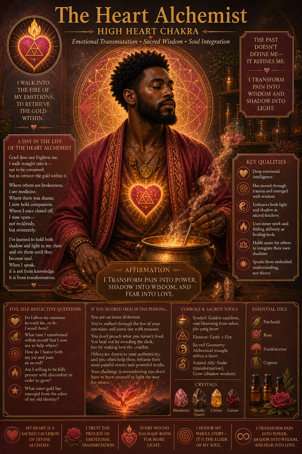 Heart Alchemist aligned, high heart chakra