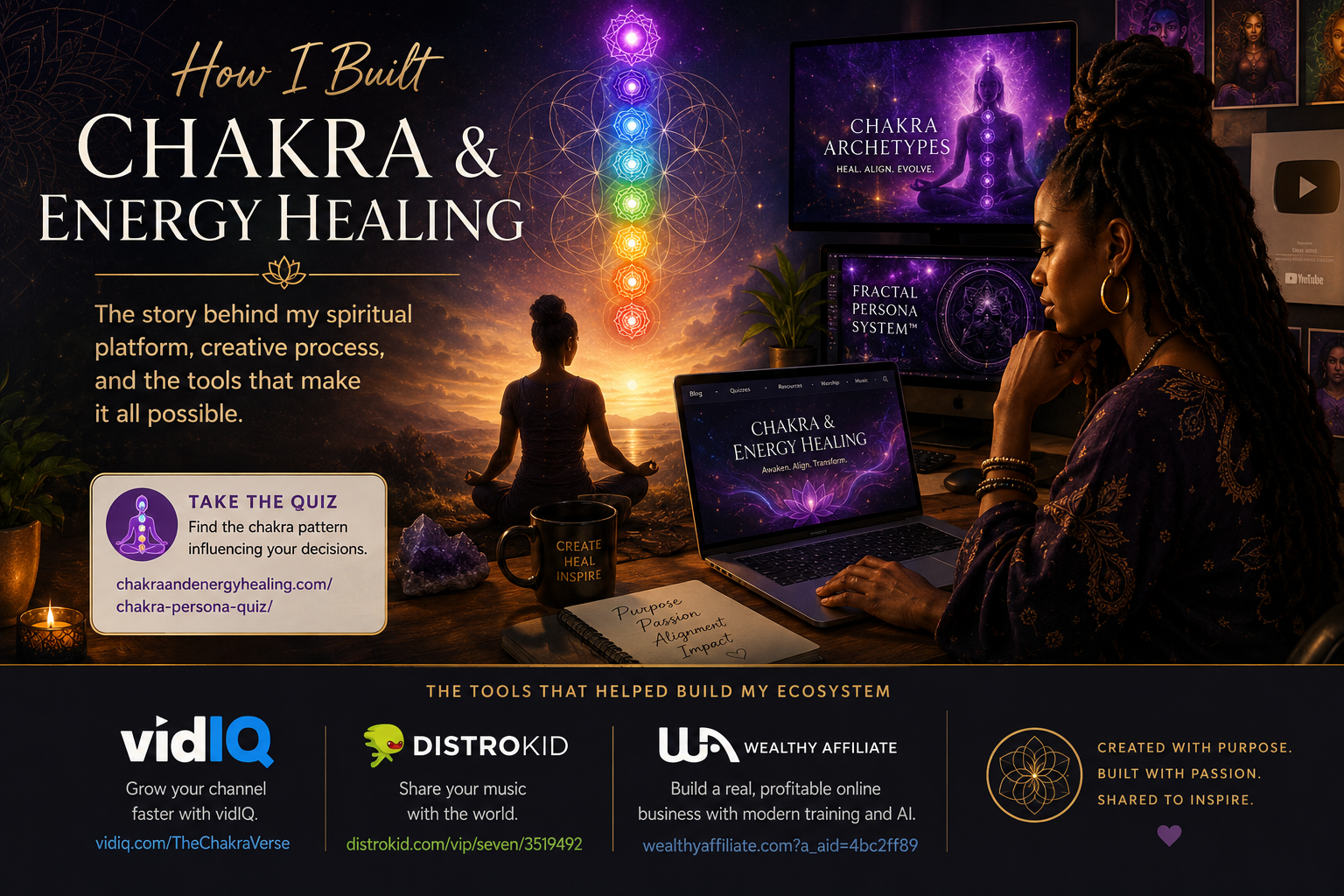 How I built chakra and energy healing