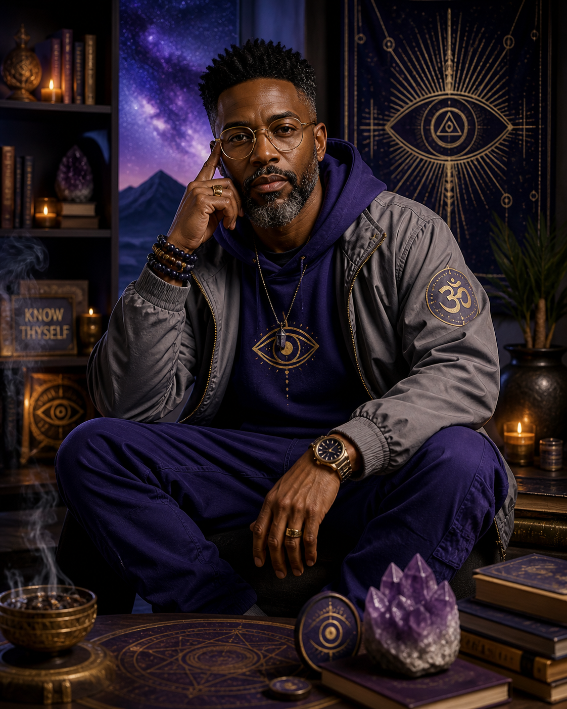 Inner Sage aligned, third eye chakra