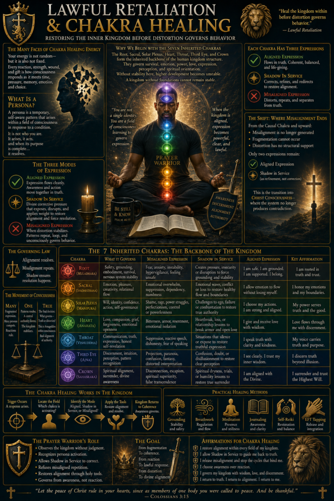 Lawful Retaliation & Chakra Healing