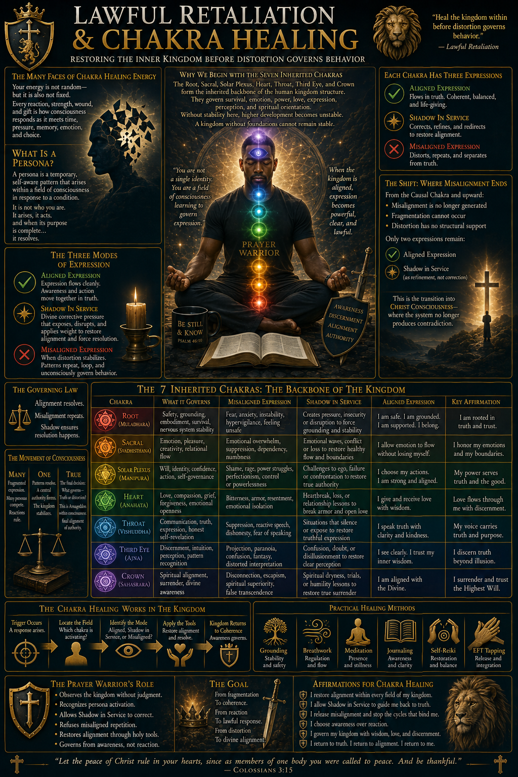 Lawful Retaliation & Chakra Healing