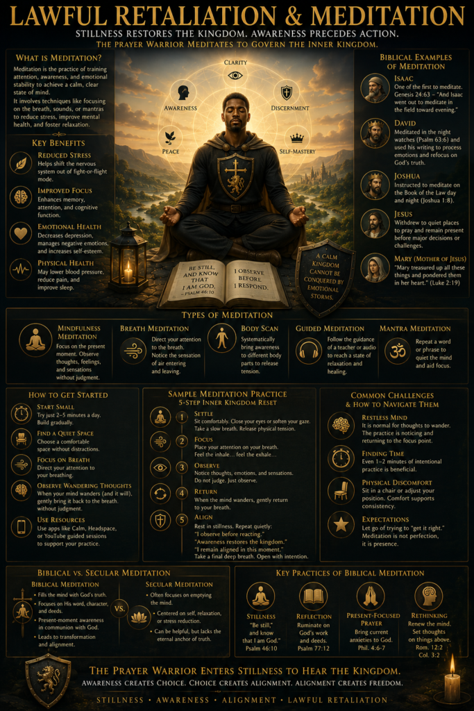 Lawful Retaliation & Meditation