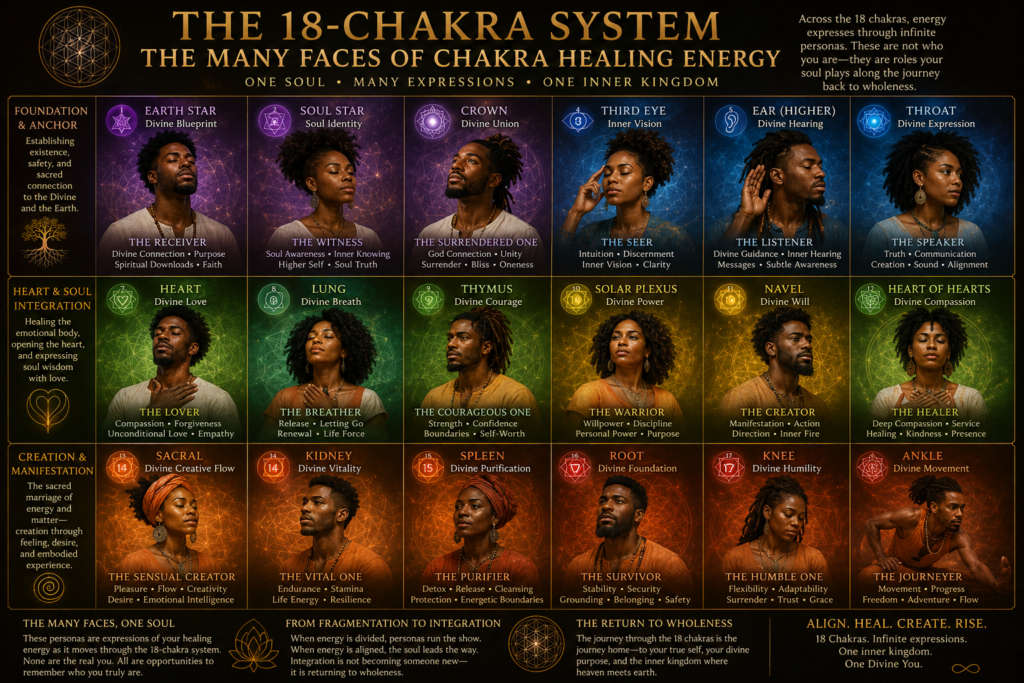 Many Faces of Chakra Healing Energy