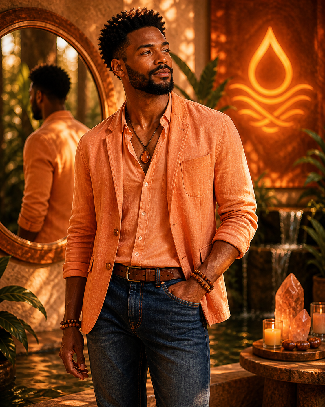 Mirror of Desire aligned, sacral chakra