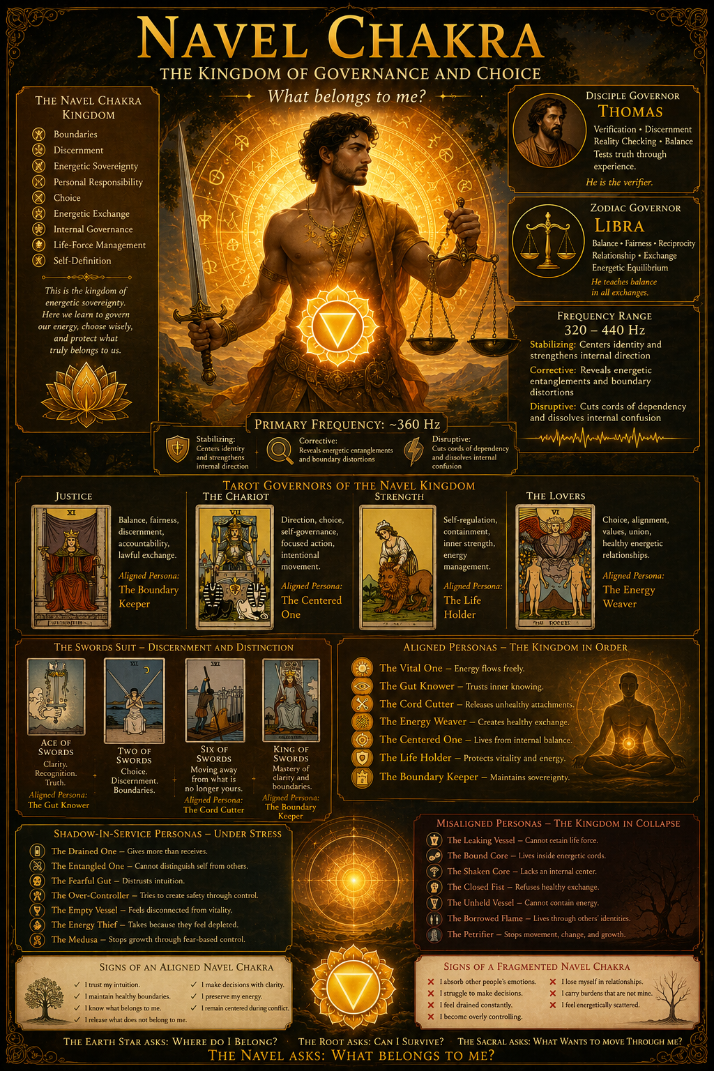 Navel chakra: kingdom of sovereignty and choice