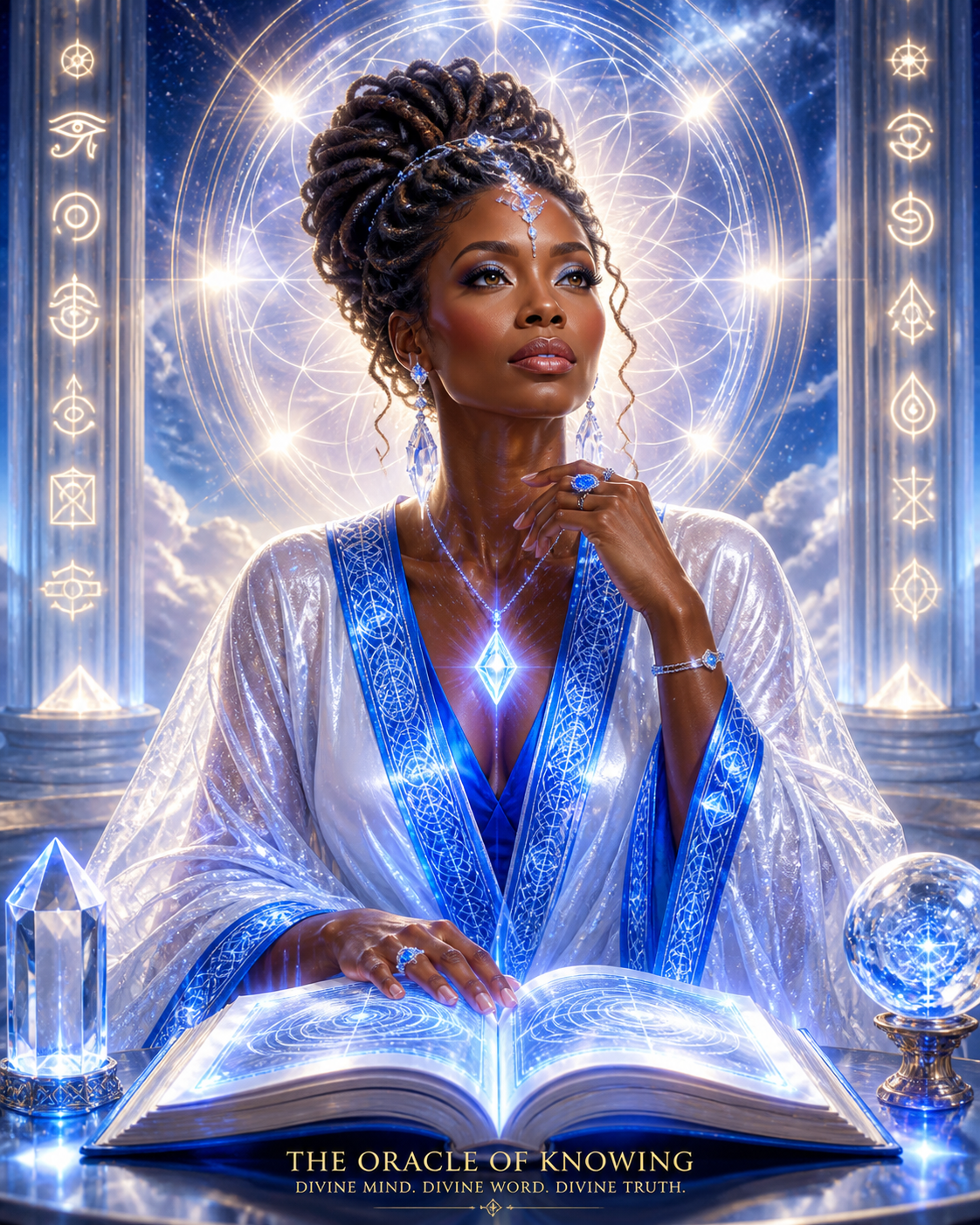 Oracle of Knowing aligned, logos chakra