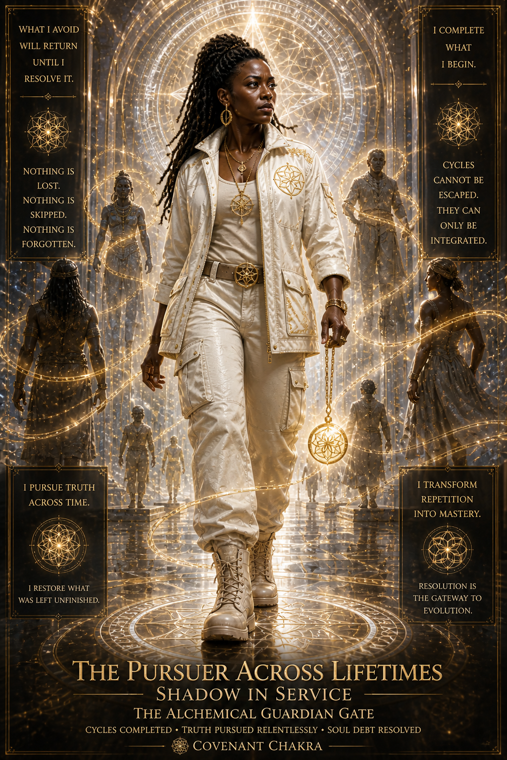 Pursuer Across Lifetimes - Shadow in Service, Covenant chakra
