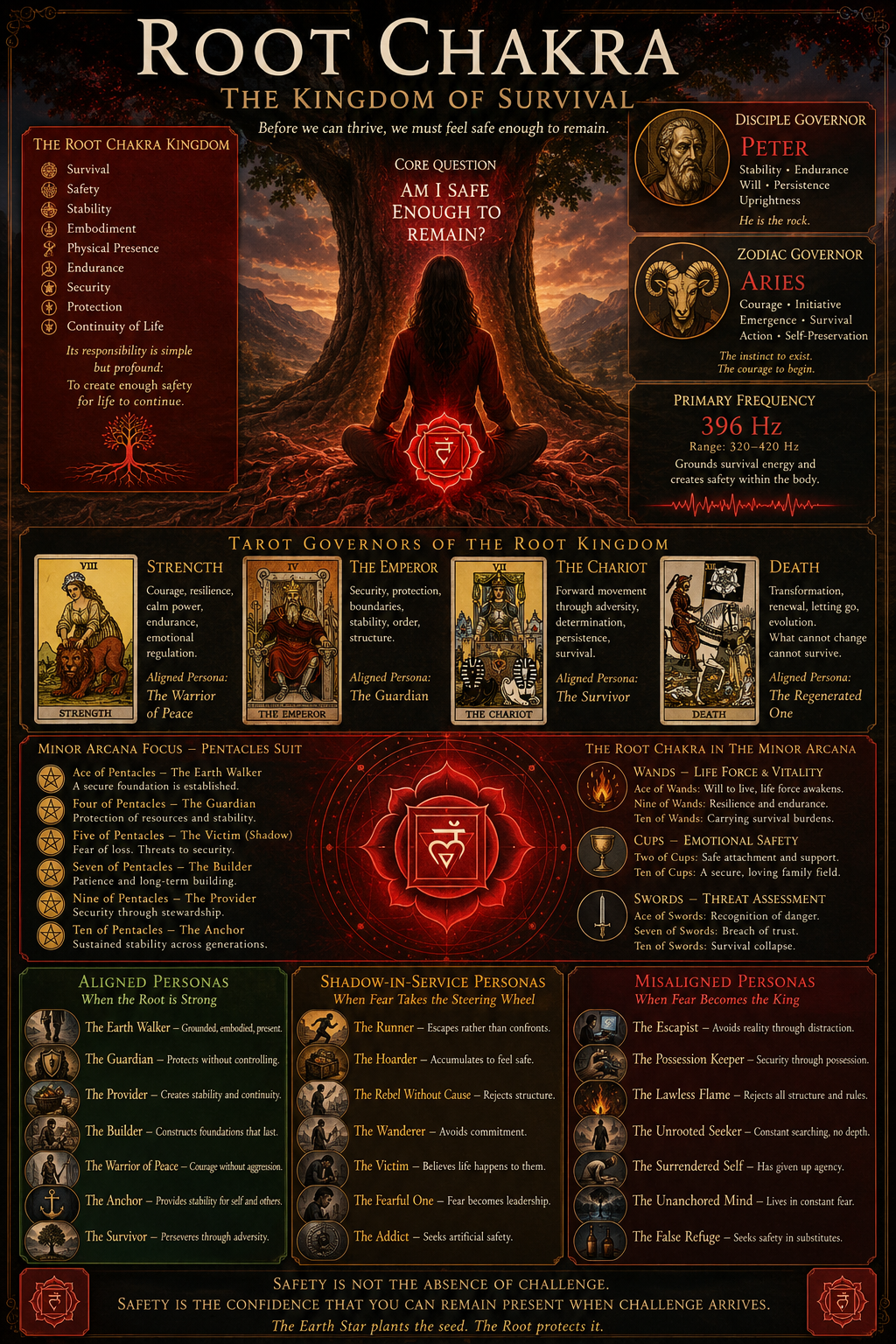 Root chakra: the kingdom of survival
