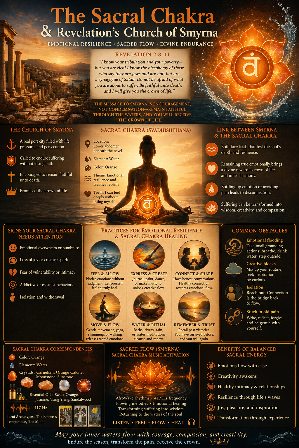 Sacral Chakra & Church of Smyrna