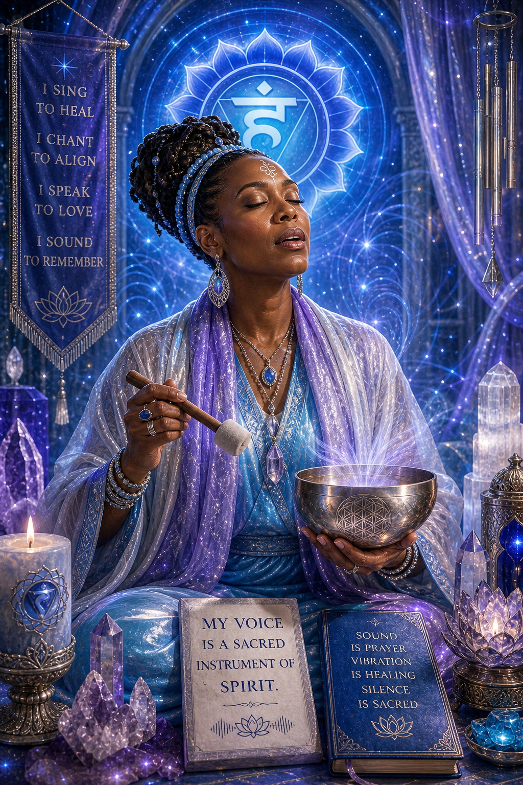 Sacred Sound aligned, throat chakra