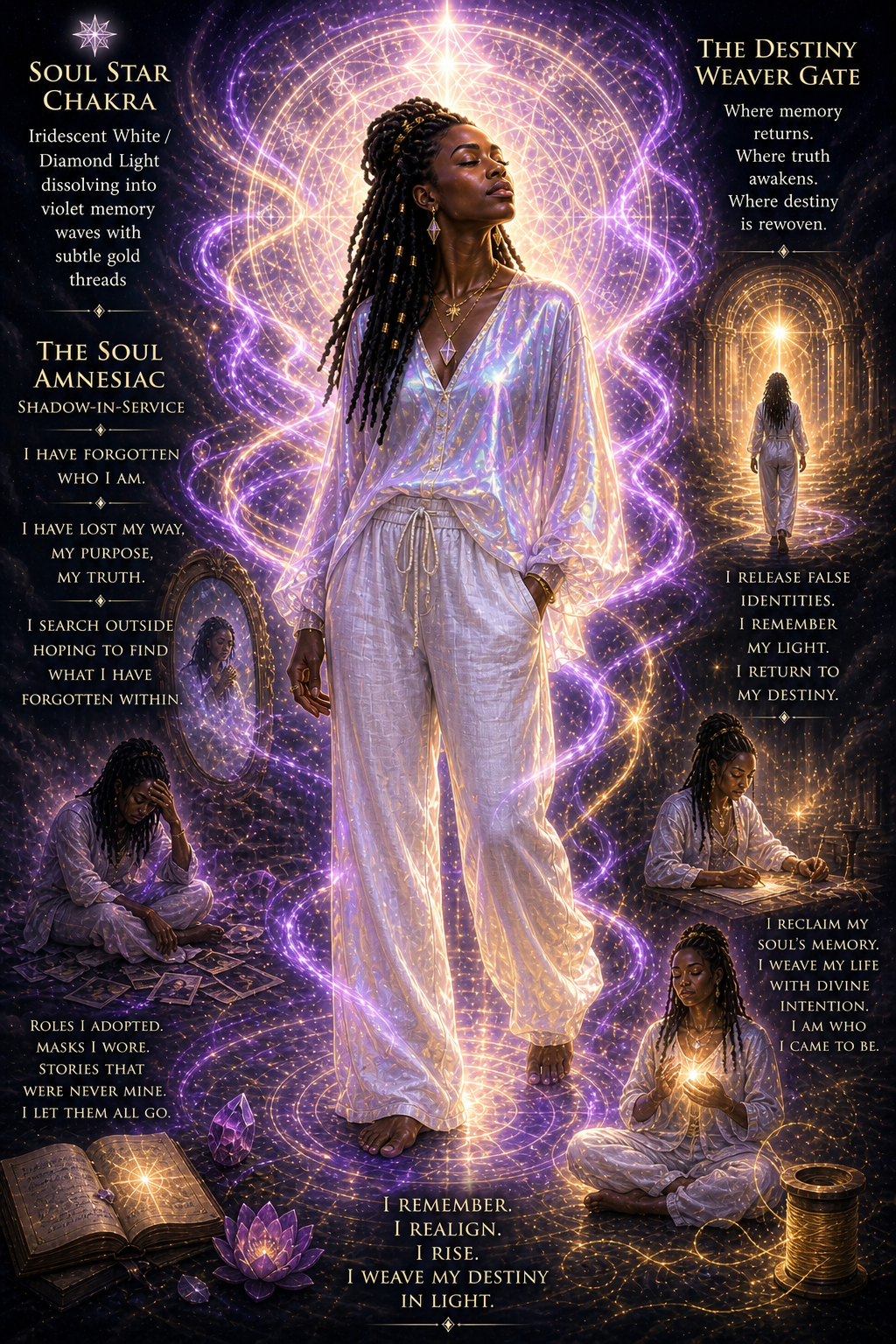 Soul Amnesiac shadow in service, soul star chakra