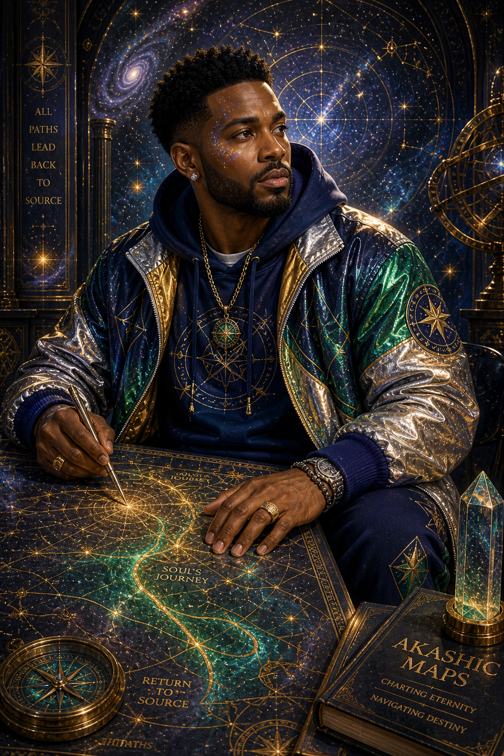 Soul Cartographer aligned, stellar gateway chakra