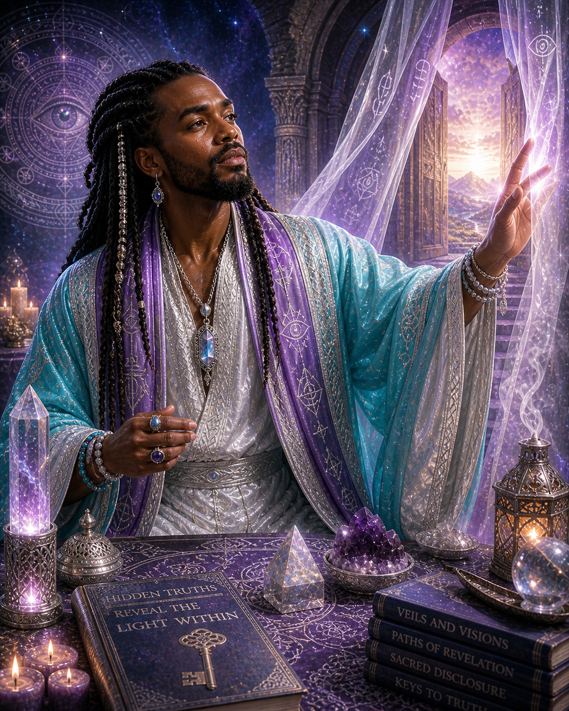 Veil Opener aligned, high throat chakra