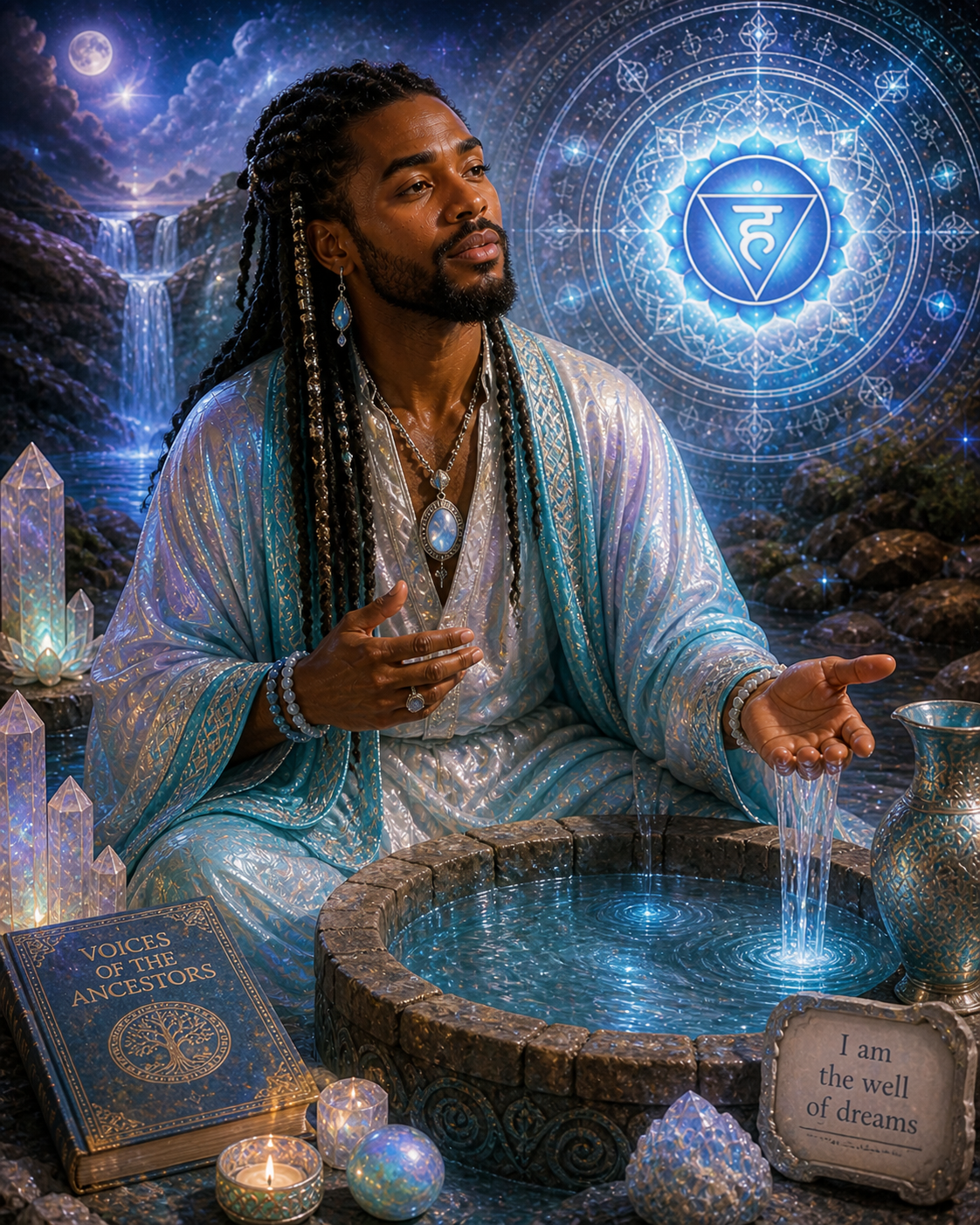 Well of Dreams aligned, high throat chakra