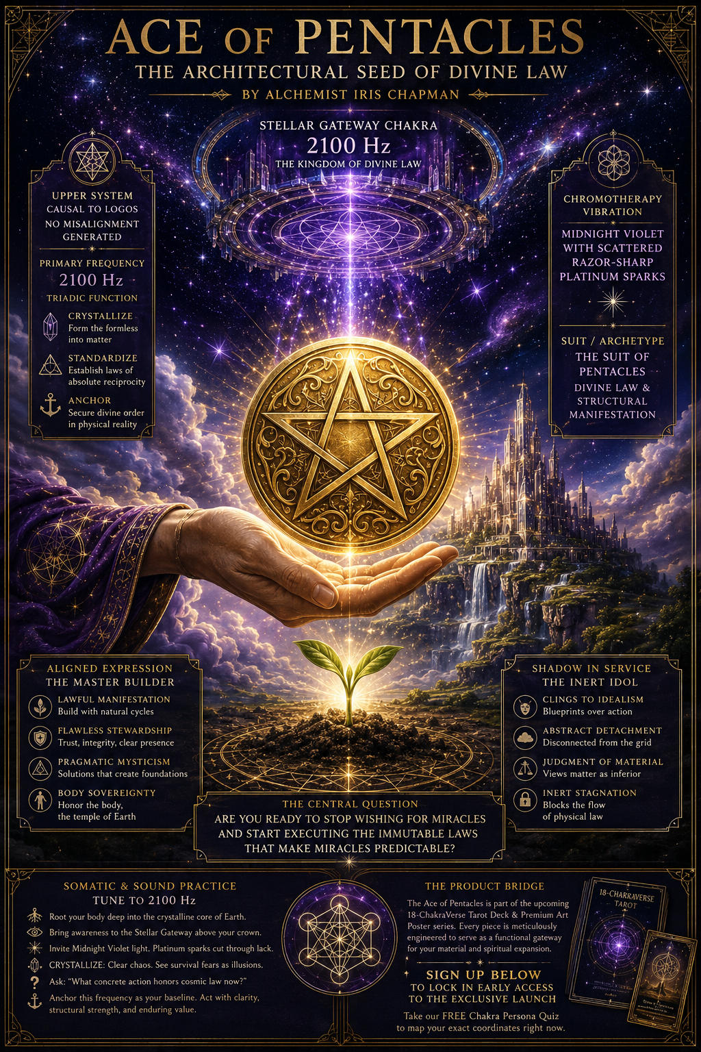 Ace of Pentacles: The Architectural Seed of Divine Law