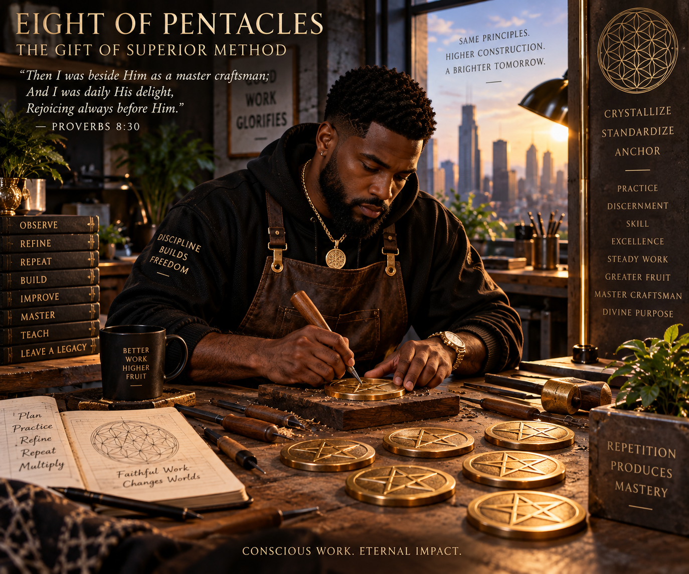 Eight of Pentacles: The Gift of Superior Method
