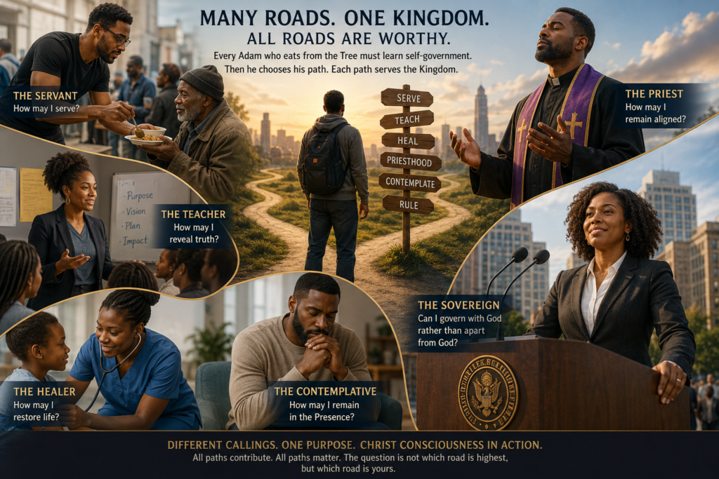 Many roads, one kingdom
