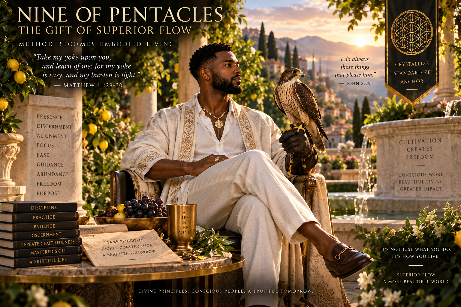 Nine of Pentacles: The Gift of Superior Flow