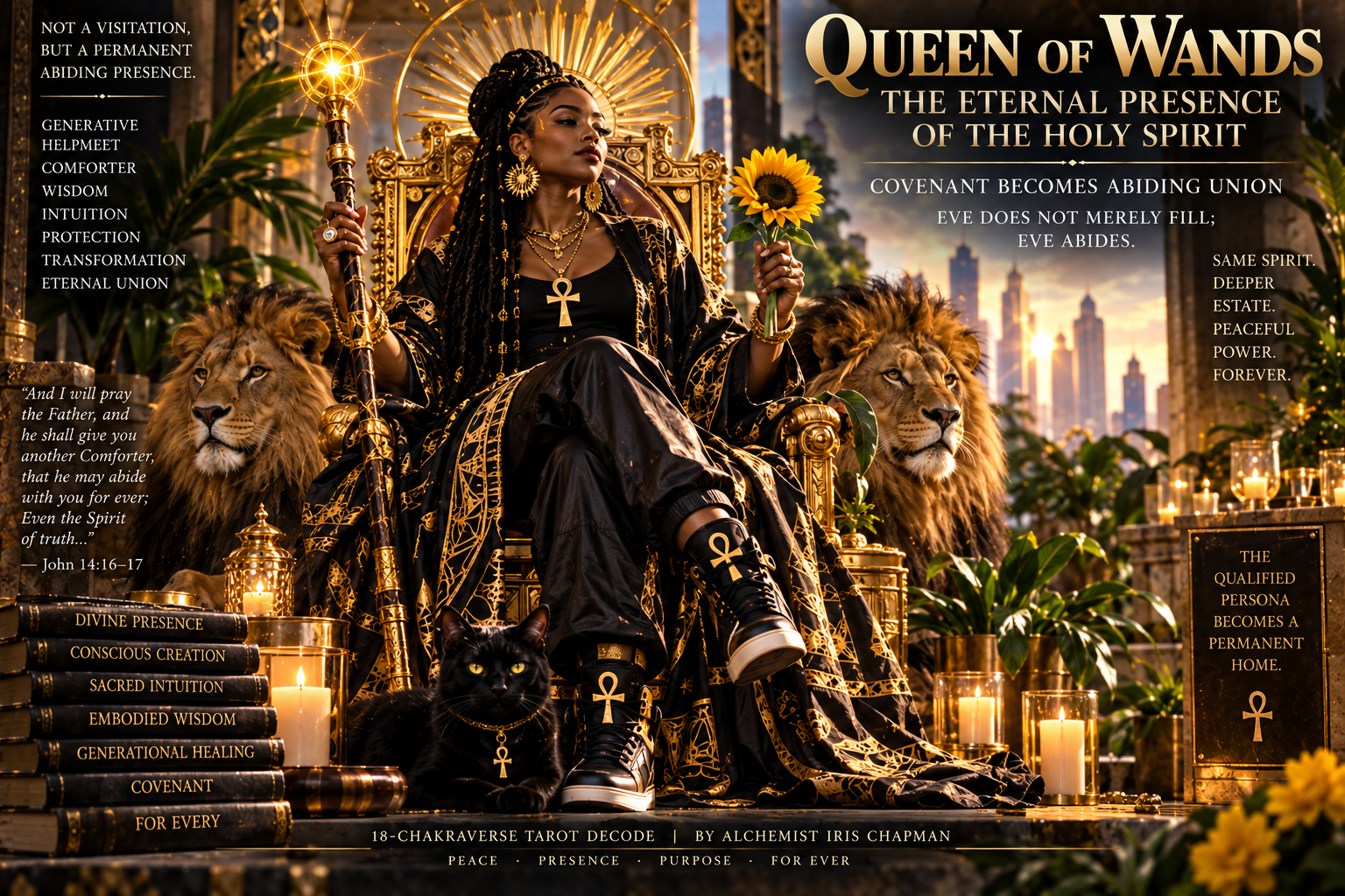 Queen of Wands: The Eternal Presence of the Holy Spirit