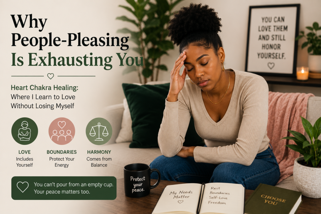 Why people-pleasing drains your energy