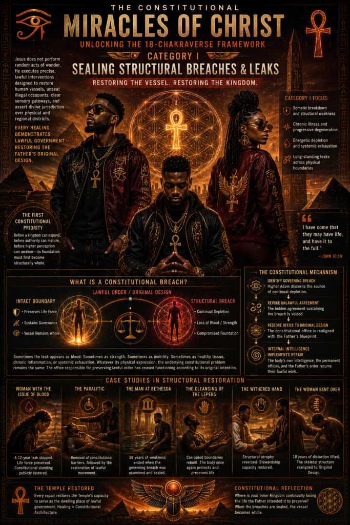 Constitutional Miracles of Christ: Category I
