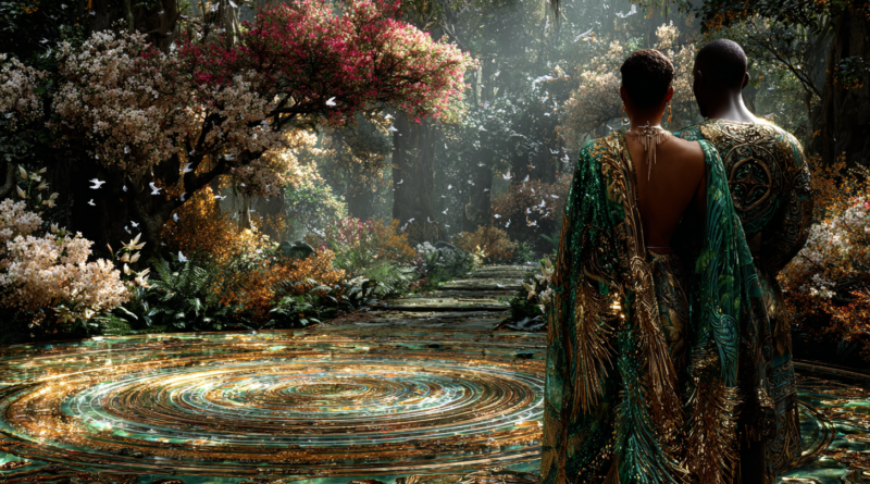 The Golden-Turquoise Circle