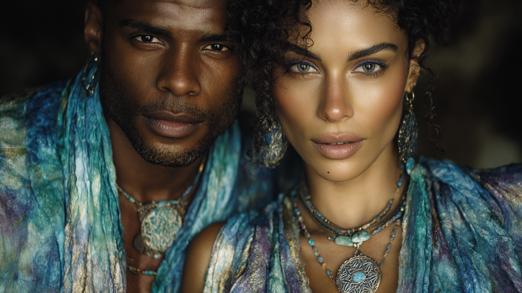 White Gold • Iridescent Light • Celestial Blue Boho