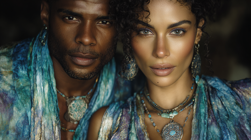 White Gold • Iridescent Light • Celestial Blue Boho