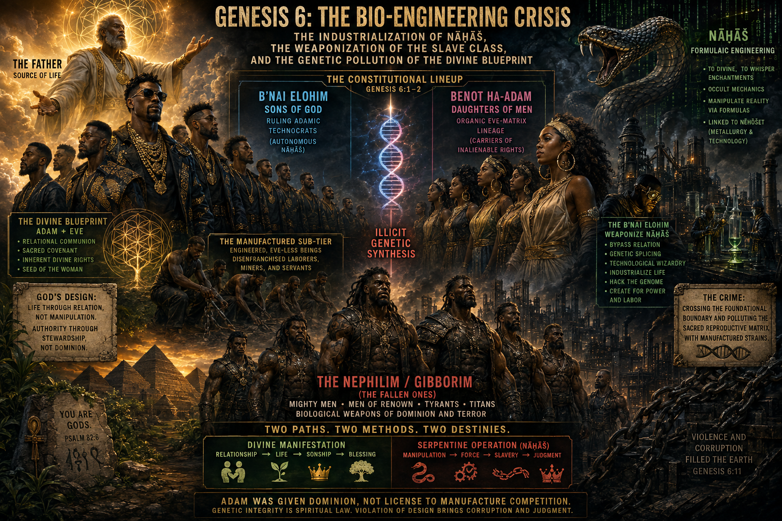 The Bio-Engineering Crisis of Genesis 6