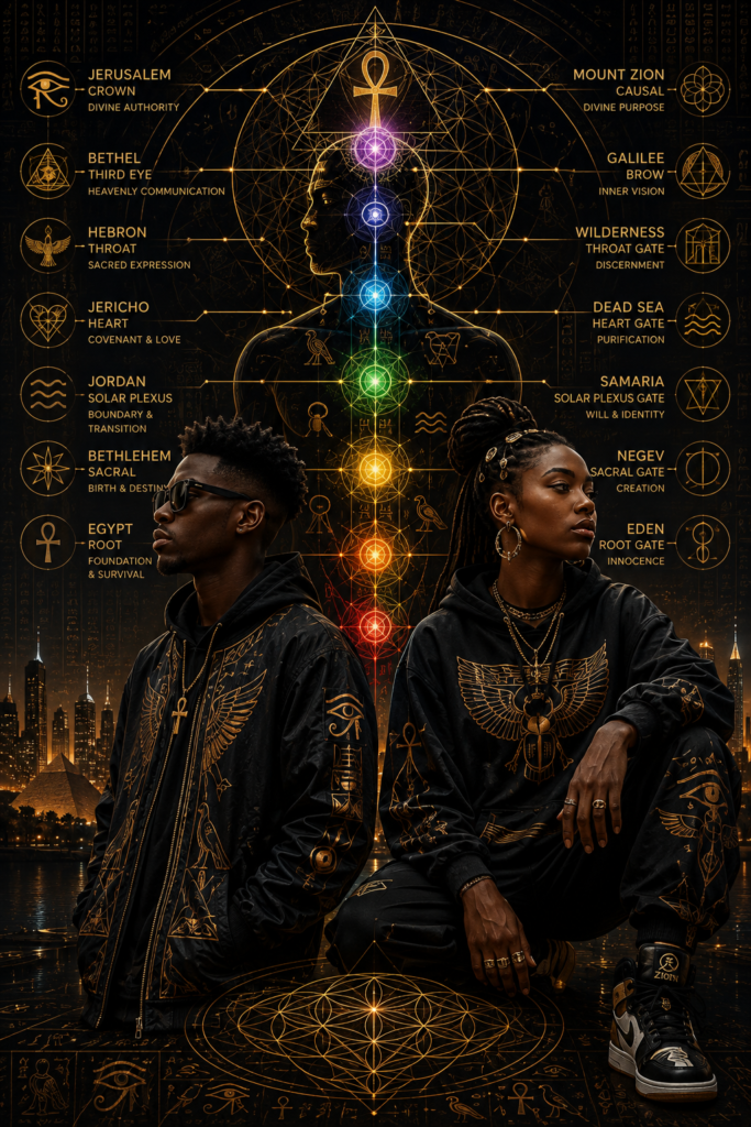 Chakras and the Locations of the Inner Kingdom