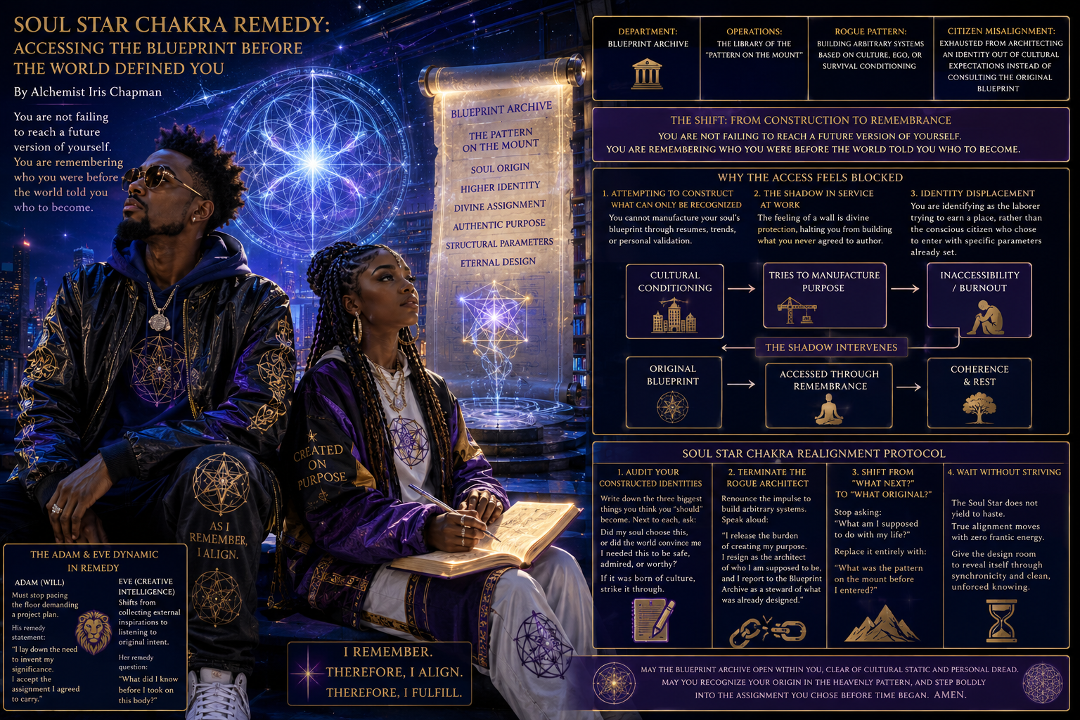 Soul Star Chakra Remedy: Accessing the Blueprint Before the World Defined You